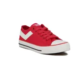 Zapatillas Pony Classic color rosa con detalles en blanco.