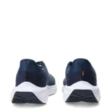 Championes de running Under Armour modelo Ascend, color azul con detalles en naranja y suela blanca. Confeccionados en tejido de malla transpirable con refuerzos sintéticos y logo de la marca en el lateral.