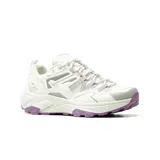 Championes deportivos American Sport modelo Petra, en color blanco con detalles en lila y gris, suela chunky con relieve y cordones ajustables.