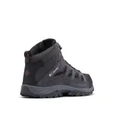 Botas de trekking Columbia Crestwood Mid Wtpf, de color gris, con cordones y suela Omni-Grip. Fabricadas con una combinación de cuero, malla y cinchas, con tecnología impermeable y transpirable.