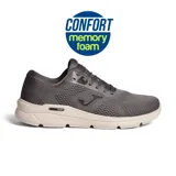 Championes deportivos Joma Degass Men 2512, color gris, con capellada de malla transpirable, ajuste termosellado Joma Sportech, plantilla de espuma viscoelástica con base de EVA termoformada y suela de phylon ultraligera.