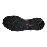 Championes Salomon modelo XT-6 de color negro, diseñados para trail running y uso urbano, con sistema de ajuste rápido Quicklace y suela con gran tracción.