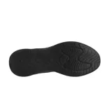 Championes de running 361° color negro, con diseño de malla transpirable y refuerzos sintéticos. Presentan suela de plataforma amortiguada y cierre con cordones.