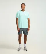 Bermuda deportiva Get Over para hombre, de color negro, con cintura elástica, cordón de ajuste y bolsillos laterales.