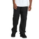Pantalon de trabajo Volcom modelo Caliper II, de corte relajado y tiro medio. Confeccionado en lona resistente con costuras reforzadas en las rodillas y bolsillos laterales tipo cargo.
