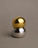 Anillo chunky dorado de acero quirúrgico hipoalergénico.