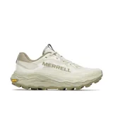 Championes de trekking y trail running Merrell Agility Peak 6, color verde militar y beige, con capellada de malla transpirable, refuerzos de TPU y suela Vibram Megagrip.