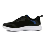Championes deportivos Avia negros con detalles en azul y suela blanca, acordonados, ideales para running.
