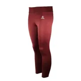 Calza deportiva Topper de corte 7/8, color bordó, con cintura ancha de tiro alto y logo de la marca estampado en el frente.
