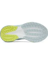 Championes de running Under Armour W Velociti Pace, color gris claro con detalles en verde lima y suela con amortiguación UA HOVR.