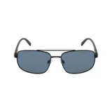 Lentes de sol INVU modelo IB12408C, con montura metálica negra mate, estilo aviador y lentes polarizadas grises.