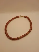 Collar corto de piedras semipreciosas Sunstone.