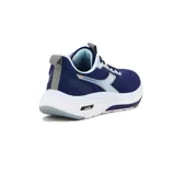 Championes de running Diadora Moon para hombre, color azul marino con detalles en celeste y gris.