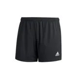 Short deportivo Adidas modelo Entrada 22 de color negro, con cintura elástica y logo de la marca bordado en blanco en el lateral.