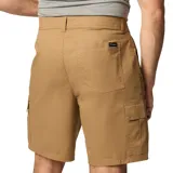 Short cargo Columbia para hombre, color marrón, con bolsillos laterales tipo cargo, bolsillos para las manos y bolsillos posteriores. Confeccionado en tejido elástico en dos direcciones con tecnología Omni-Shade UPF 50.