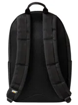 Mochila urbana Cat modelo Gobi Light, color negro. Cuenta con compartimento principal con cierre, bolsillo interior acolchado para portátil, bolsillo frontal con organizador y trabillas frontales para accesorios. Incluye panel trasero acolchado y correas ajustables.