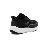 Zapatillas Avia modelo Pedro, color negro con detalles en blanco y logo dorado. Zapatillas acordonadas ideales para running.