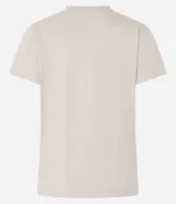 Remera básica de cuello redondo y manga corta, confeccionada en algodón peruano de alta calidad. Presenta un diseño liso y versátil, ideal para uso diario.