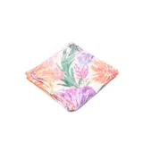 Pashmina rectangular de viscosa liviana con estampado floral multicolor.