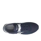 Championes Saucony Jazz Original, color azul marino con detalles en blanco y gris.