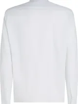 Camisa de manga larga Tommy Hilfiger con estampado de micro puntos, cuello clásico con botones y logo bordado en el pecho.