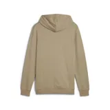 Canguro Puma ESS Big Logo Hoodie TR gris oscuro con capucha y bolsillo tipo canguro. Logotipo de Puma estampado en blanco en el pecho.