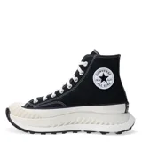 Championes de caña alta Converse Chuck 70 AT-CX, color negro con suela chunky blanca y detalles en negro.
