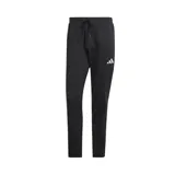 Pantalón de jogging negro Adidas Essentials con logo pequeño bordado en blanco.