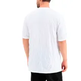 Remera blanca de corte holgado con logo de Puma estampado en el pecho.