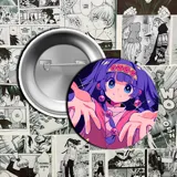 Pin metálico con imagen de los personajes Gon y Killua del anime Hunter x Hunter.