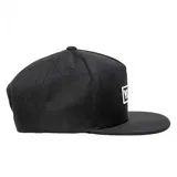 Gorra negra de Vans con logo bordado en blanco.