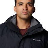 Campera 3 en 1 Columbia modelo Bugaboo III, color negro. Cuenta con una capa exterior impermeable y transpirable con tecnología Omni-Tech y una campera interior de forro polar con tecnología Omni-Heat termorreflectante. Incluye capucha desmontable, puños ajustables y bolsillos con cierre.