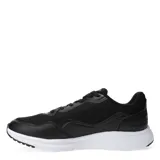 Championes deportivos Topper modelo Wind 5, color negro con detalles en gris y suela blanca. Confeccionados en material sintético y malla transpirable, con cierre de cordones.