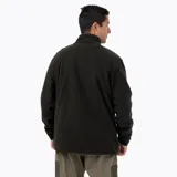 Buzo polar de media cremallera Merrell, confeccionado en microfleece de poliéster reciclado. Presenta cuello alto, mangas largas con puños elásticos y logo de la marca bordado en el pecho.
