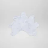 Pack de cuatro pares de medias invisibles blancas de algodón.