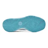 Championes de básquetbol Under Armour Curry 3Z7, color azul con detalles en blanco y verde lima. Presentan una combinación de malla transpirable y revestimientos de cuero, con entresuela Micro G para amortiguación y suela de goma de alta tracción.