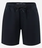 Bermuda texturizada color negro, con cintura elástica, cordón ajustable y bolsillos laterales. Marca Ripping.