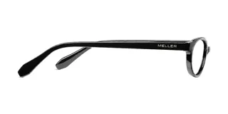 Lentes con montura geométrica de color negro, diseñados con tecnología de protección contra luz azul y filtro UV400.