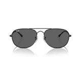 Lentes de sol Ray-Ban modelo RB 3735/60 col 002B1, con montura metálica negra y lentes grises.