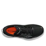 Championes Saucony Axon 3 de hombre, color negro con detalles en gris y blanco.