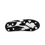 Championes de fútbol Diadora Tifosi Md Teen, color negro con detalles en blanco, con tapones.