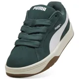 Championes Puma Park Lifestyle Easy SD de color verde oscuro, con la franja lateral característica en blanco, suela de goma y detalles en tono tostado.