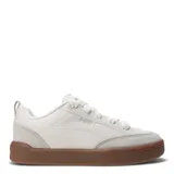 Championes Puma modelo Park Lifestyle OG, de diseño retro inspirado en los años 80. Presentan una capellada de cuero sintético en color negro con detalles en gamuza, cordones al tono y suela de goma resistente.