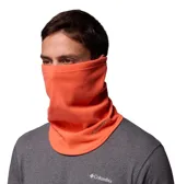 Cuello térmico de polar color naranja, con tecnología reflectante Omni-Heat™ y logo de la marca bordado en la parte inferior.