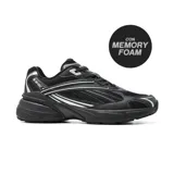 Championes Hi-Tec Vektor color negro con detalles en plateado.