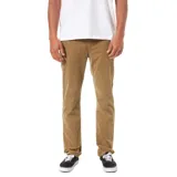 Pantalón de hombre Katin modelo Pipeline, color marrón claro (camel), confeccionado en pana (corduroy) de corte recto.