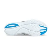 Championes Saucony Convergence color gris con detalles en negro y celeste.