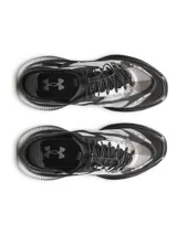 Championes Under Armour Echo con amortiguación reactiva UA HOVR, parte superior translúcida multicapa con malla transpirable, lengüeta asimétrica con sistema de cierre rápido y talón convertible SlipSpeed.
