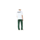Remera blanca de manga corta Cole Buxton, corte oversize y cuello redondo acanalado, con pequeño estampado negro del logo en el pecho.