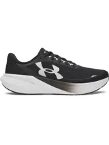 Championes de running Under Armour modelo Velociti Pace, color negro con detalles en blanco. Presentan parte superior de malla transpirable, amortiguación reactiva UA HOVR en la entresuela y suela de goma completa para mayor tracción.
